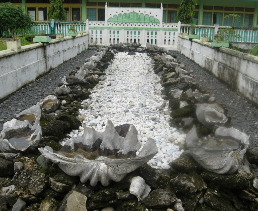 Makam Syekh Tuan Tapa berukuran 2 x 8 m yang terletak di Gampong Padang belakang Masjid Tuo.